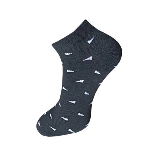 3_Pair Set Unisex Casual Cotton Printed Ankle Length Socks (Multicolor)
