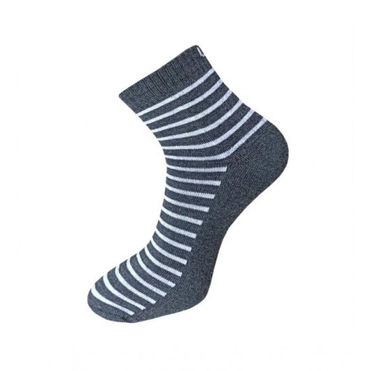 3_Pair Set Unisex Casual Cotton Printed Ankle Length Socks (Multicolor)