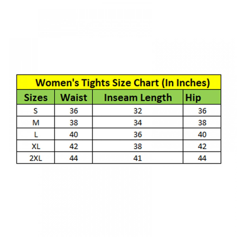Women's Polyester Solid Ankle length High Waisted Tights (Sea Green)