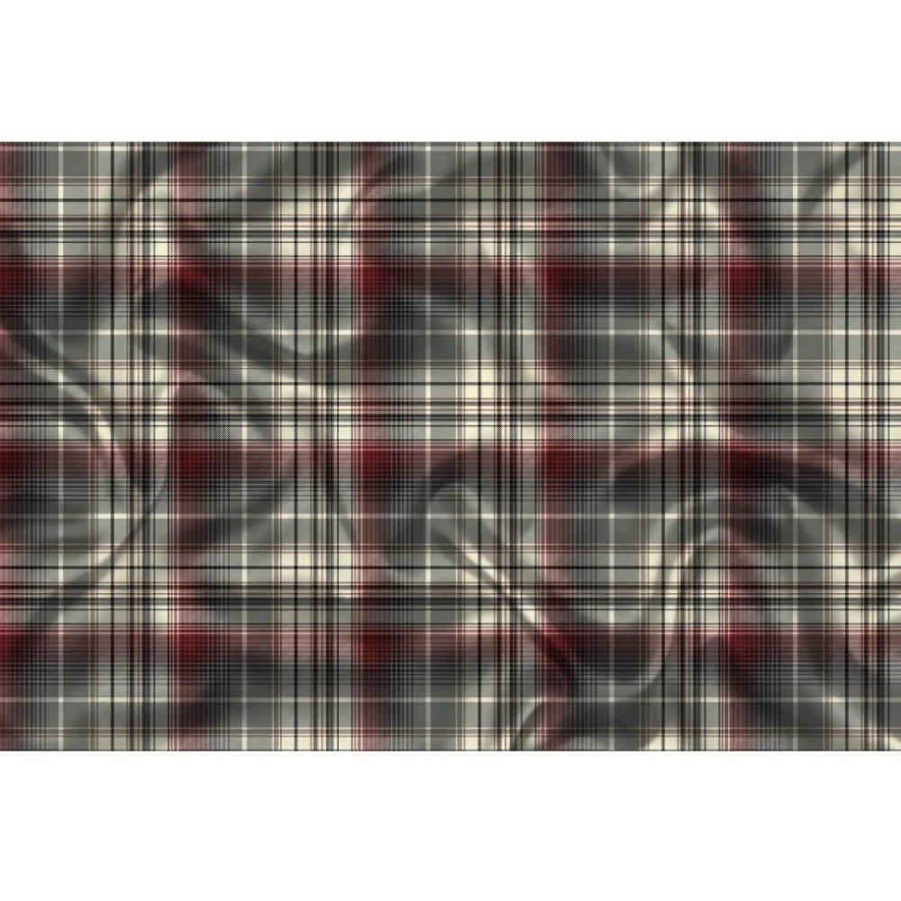 Men's Casual Floral Printed Cotton Blend Unstitched Shirt Fabric 1.6 Mtrs (Brown)