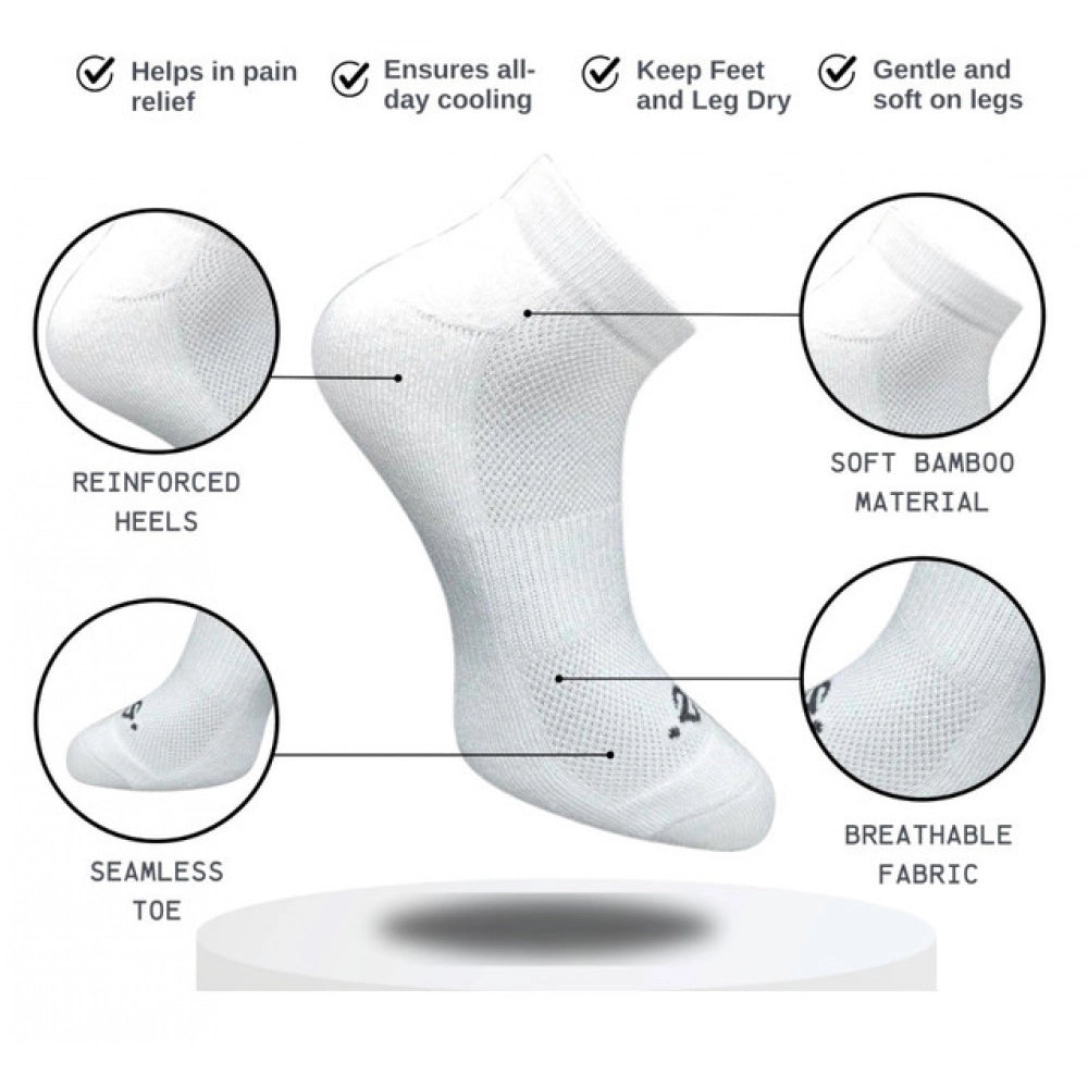 3_Pair Set Unisex Casual Cotton Printed Low Cut Socks (Multicolor)