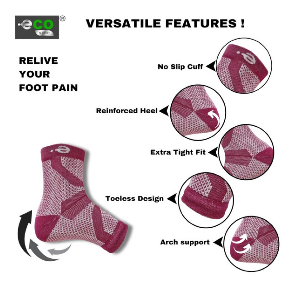 3_Pair Set Unisex Casual Cotton Printed Ankle Length Support Socks (Multicolor)