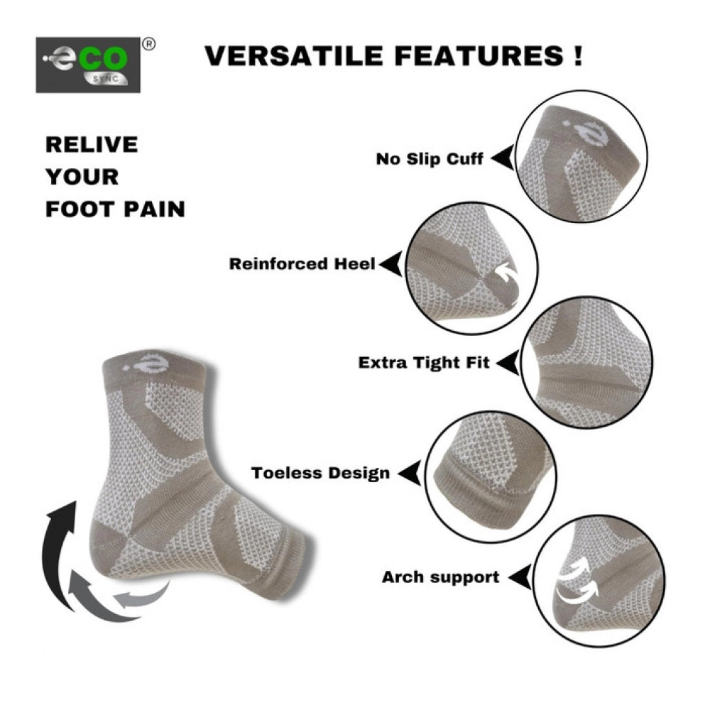 3_Pair Set Unisex Casual Cotton Printed Ankle Length Support Socks (Multicolor)