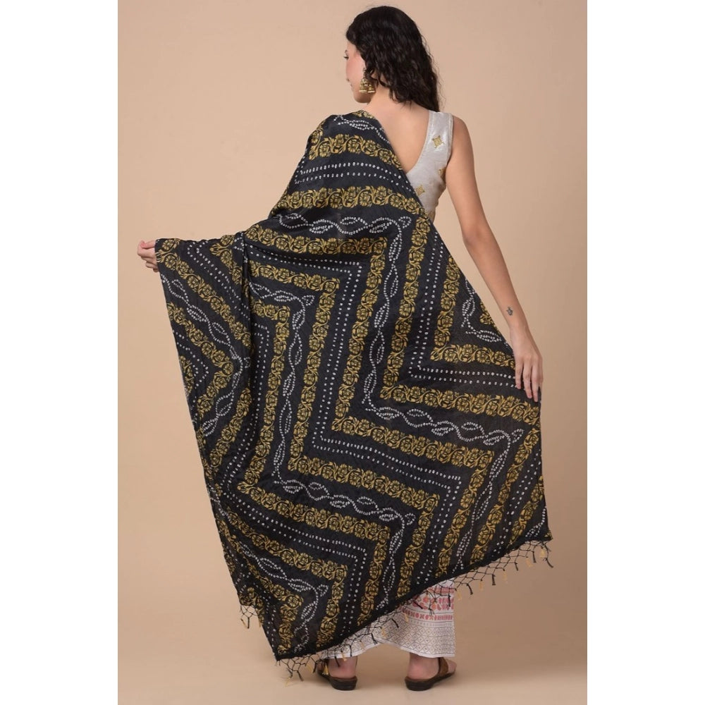 Women's Chanderi Printed Dupatta (Multicolor, Length: 2.25 to 2.50 Mtr)