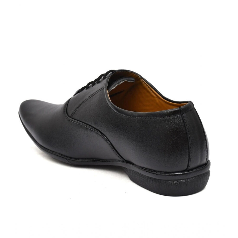 Men's Faux Leather Formal Shoes (Black)