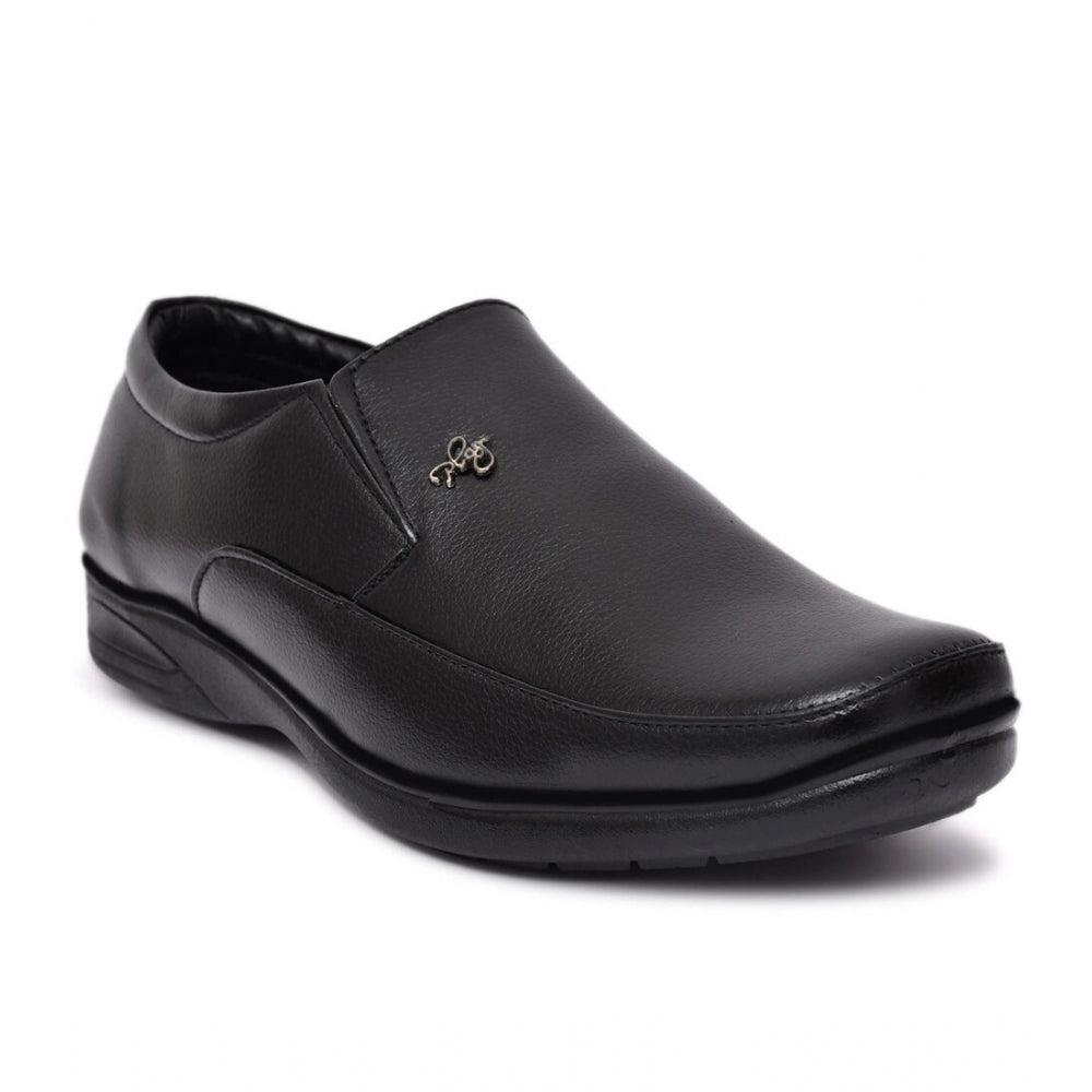 Men's Faux Leather Formal Shoes (Black)