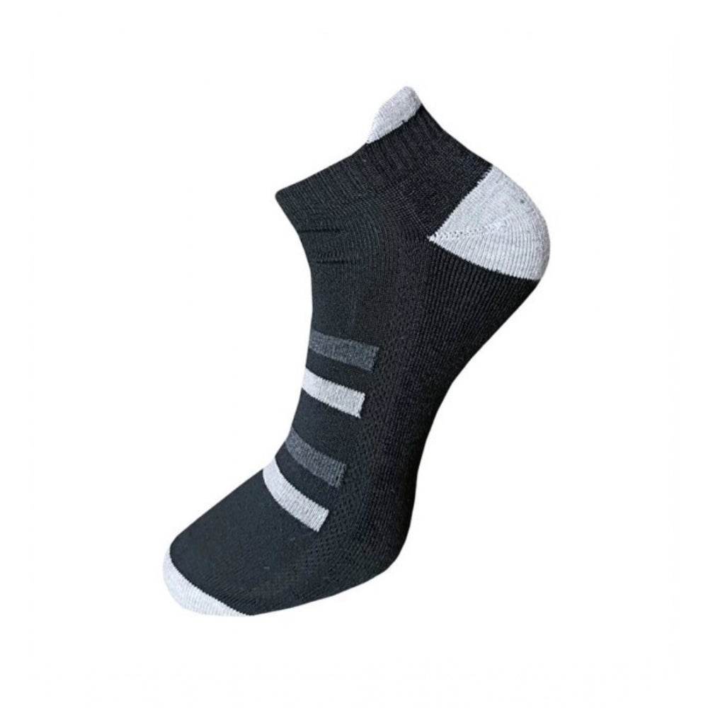 3_Pair Set Unisex Casual Cotton Printed Ankle Length Socks (Multicolor)