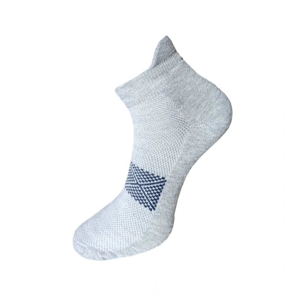 3_Pair Set Unisex Casual Cotton Printed Ankle Length Socks (Multicolor)