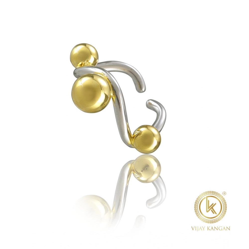 Stainless Steel Stainless Steel Daily Wear Freesize Ring (Silver Plated)