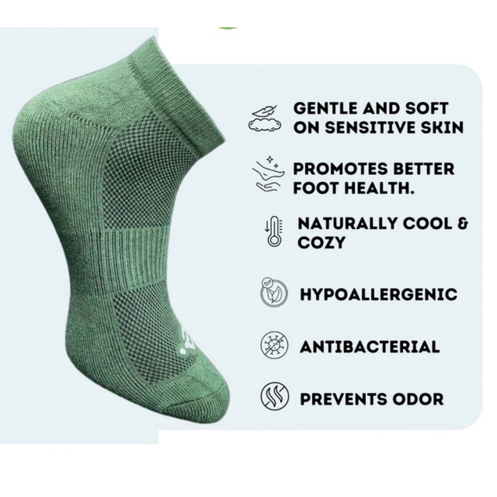 3_Pair Set Unisex Casual Cotton Printed Low Cut Socks (Multicolor)