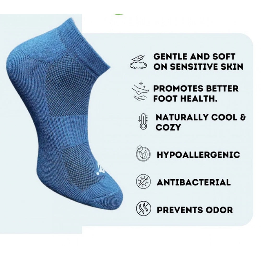 3_Pair Set Unisex Casual Cotton Printed Low Cut Socks (Multicolor)