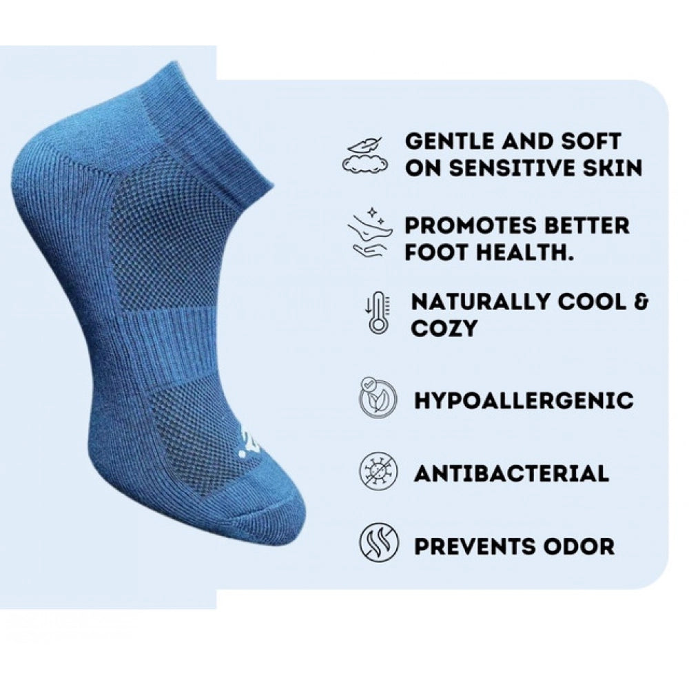 3_Pair Set Unisex Casual Cotton Printed Low Cut Socks (Multicolor)