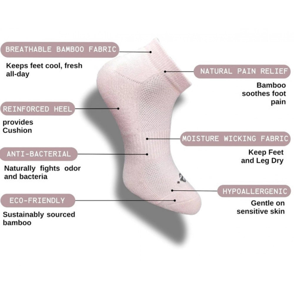 3_Pair Set Unisex Casual Cotton Printed Low Cut Socks (Multicolor)