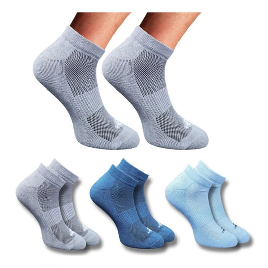 3_Pair Set Unisex Casual Cotton Printed Low Cut Socks (Multicolor)