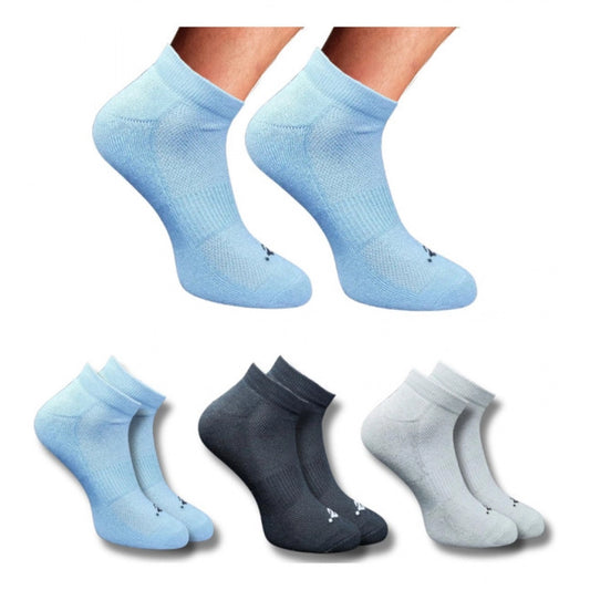 3_Pair Set Unisex Casual Cotton Printed Low Cut Socks (Multicolor)