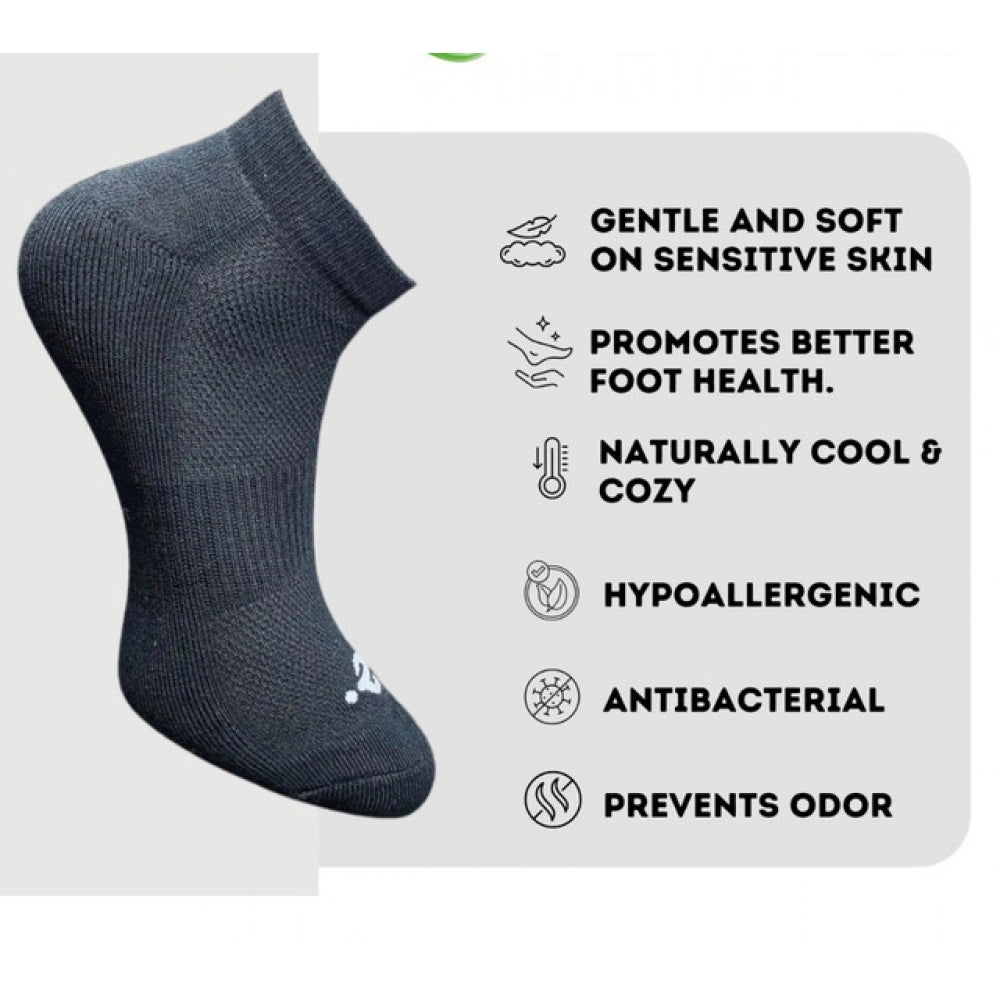 3_Pair Set Unisex Casual Cotton Printed Low Cut Socks (Multicolor)