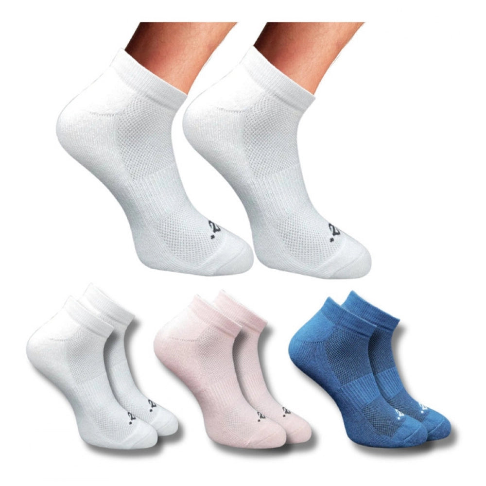3_Pair Set Unisex Casual Cotton Printed Low Cut Socks (Multicolor)