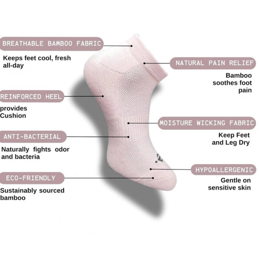 3_Pair Set Unisex Casual Cotton Printed Low Cut Socks (Multicolor)