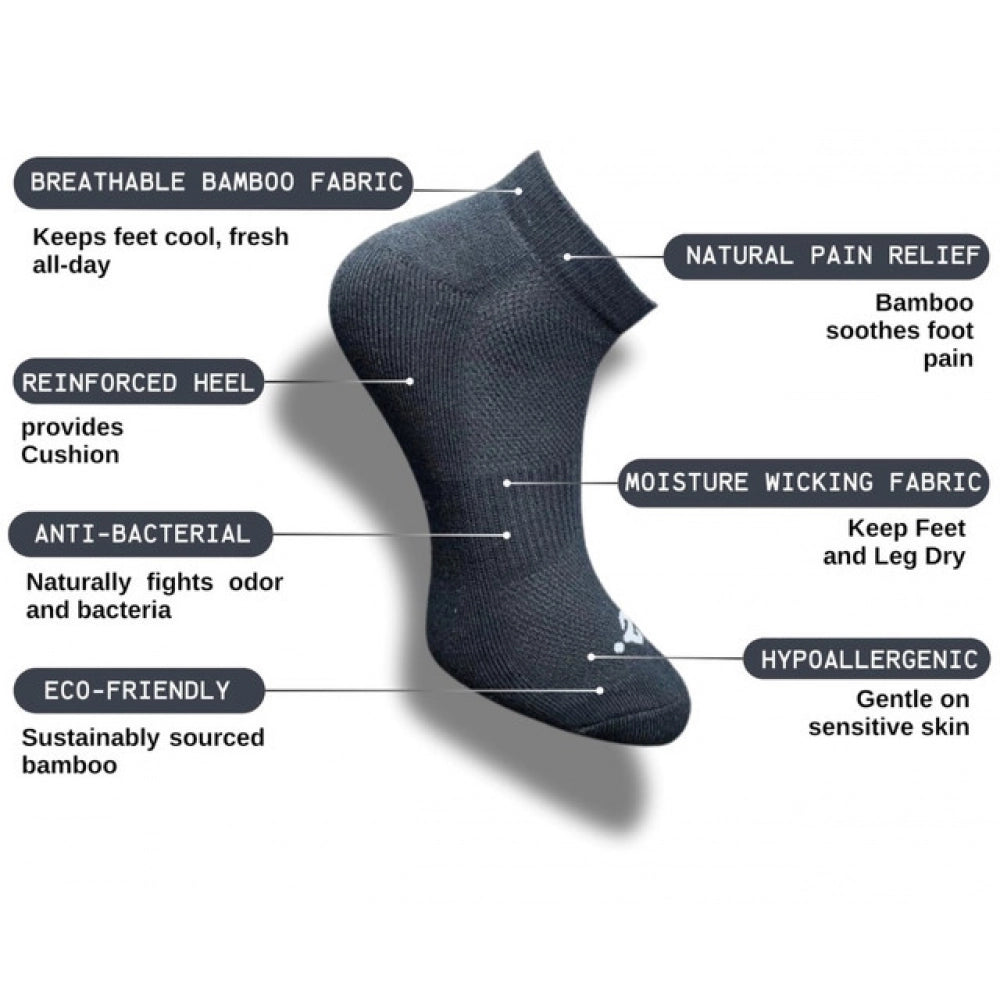 3_Pair Set Unisex Casual Cotton Printed Low Cut Socks (Multicolor)