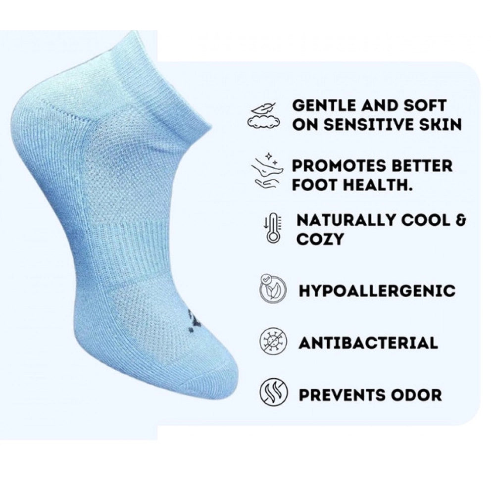 3_Pair Set Unisex Casual Cotton Printed Low Cut Socks (Multicolor)