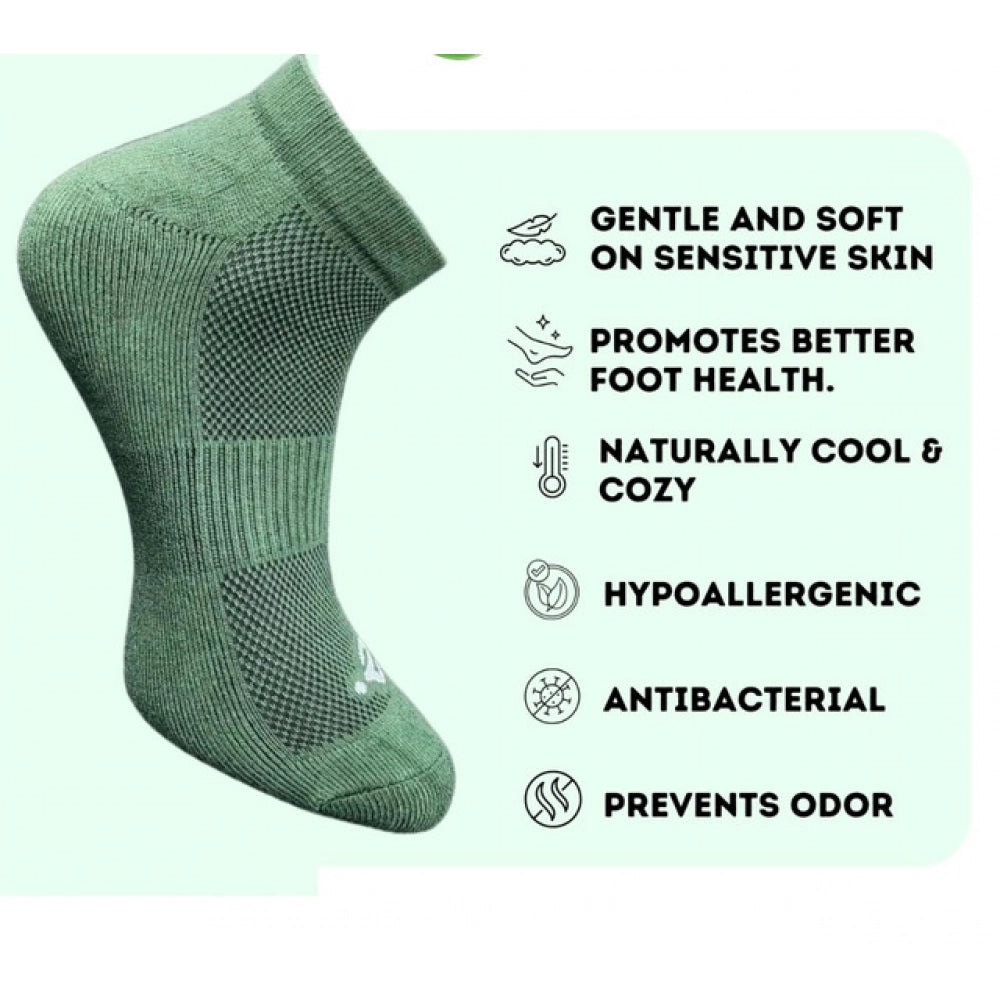 3_Pair Set Unisex Casual Cotton Printed Low Cut Socks (Multicolor)