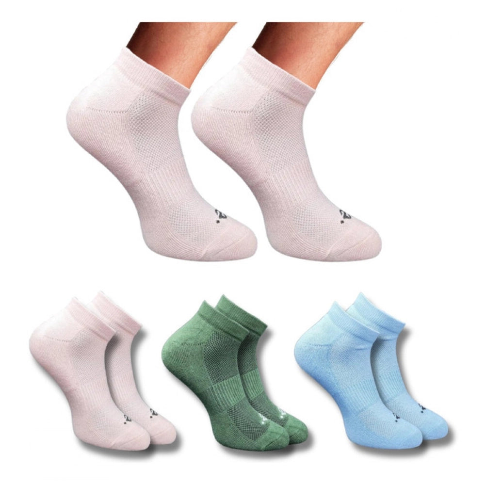 3_Pair Set Unisex Casual Cotton Printed Low Cut Socks (Multicolor)