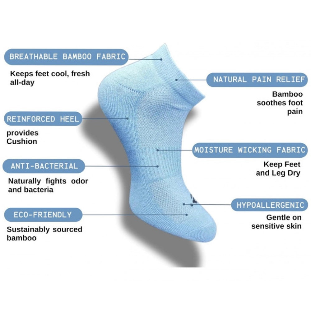 3_Pair Set Unisex Casual Cotton Printed Low Cut Socks (Multicolor)