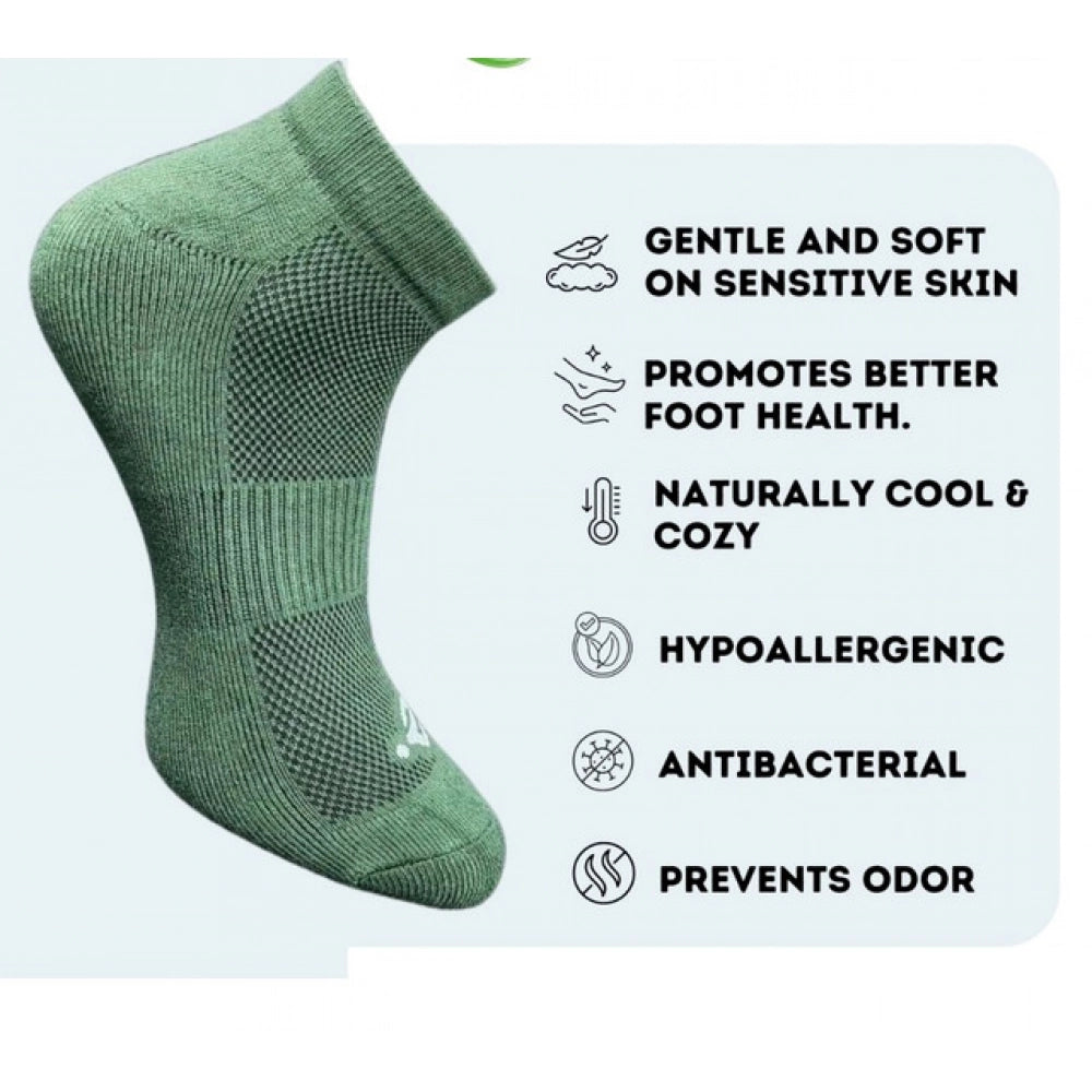 3_Pair Set Unisex Casual Cotton Printed Low Cut Socks (Multicolor)