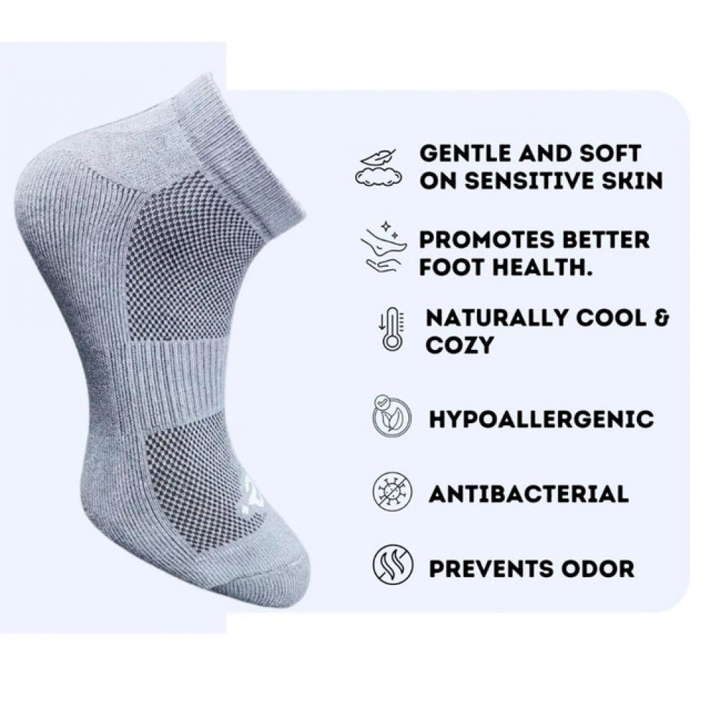 3_Pair Set Unisex Casual Cotton Printed Low Cut Socks (Multicolor)