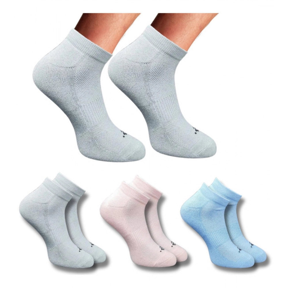 3_Pair Set Unisex Casual Cotton Printed Low Cut Socks (Multicolor)