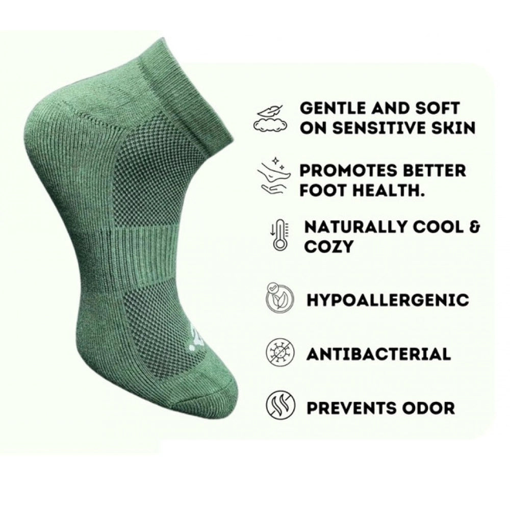 3_Pair Set Unisex Casual Cotton Printed Low Cut Socks (Multicolor)