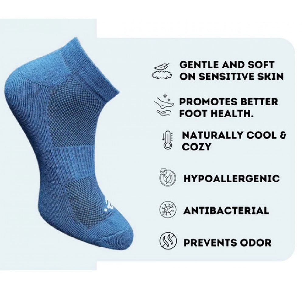 3_Pair Set Unisex Casual Cotton Printed Low Cut Socks (Multicolor)