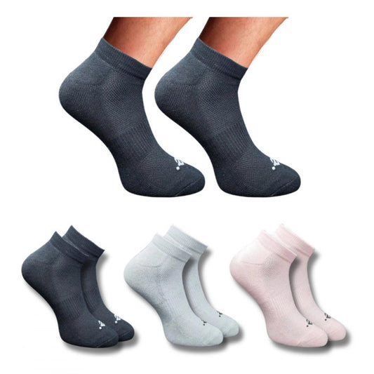 3_Pair Set Unisex Casual Cotton Printed Low Cut Socks (Multicolor)