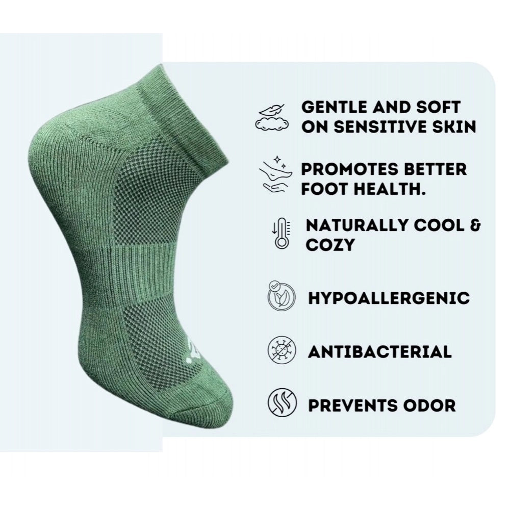 3_Pair Set Unisex Casual Cotton Printed Low Cut Socks (Multicolor)