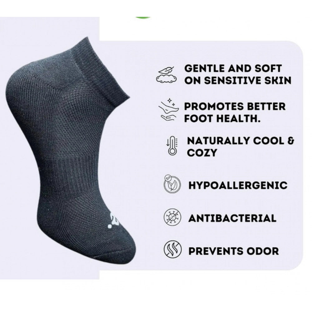 3_Pair Set Unisex Casual Cotton Printed Low Cut Socks (Multicolor)