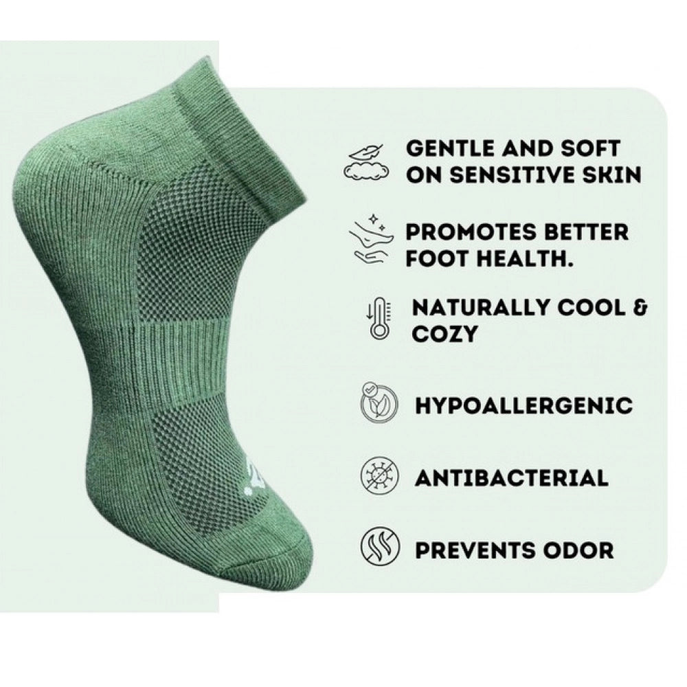 3_Pair Set Unisex Casual Cotton Printed Low Cut Socks (Multicolor)