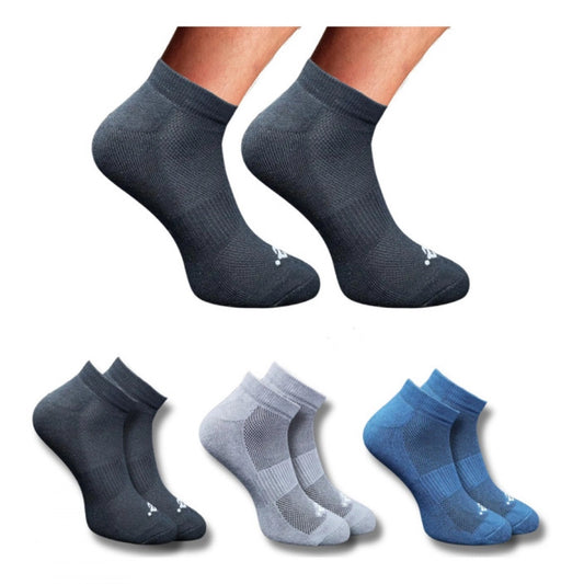 3_Pair Set Unisex Casual Cotton Printed Low Cut Socks (Multicolor)