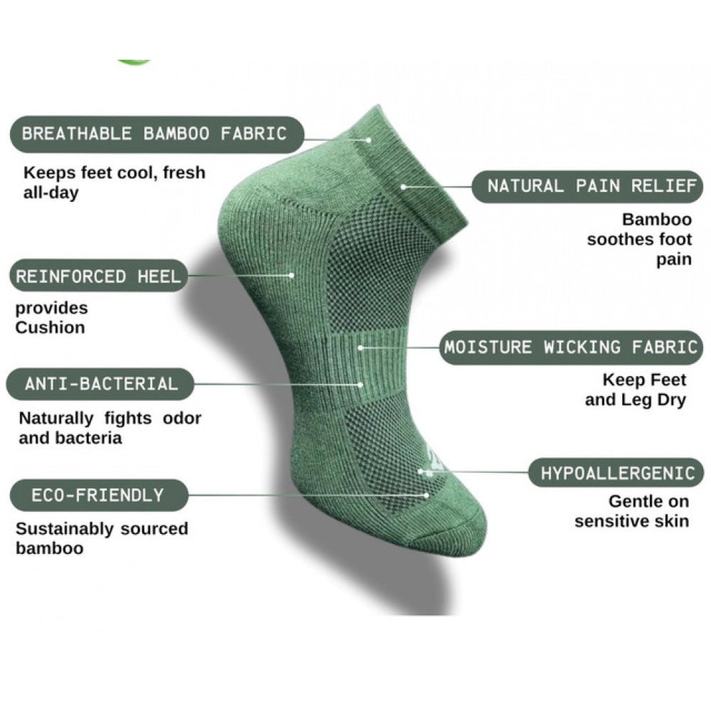 3_Pair Set Unisex Casual Cotton Printed Low Cut Socks (Multicolor)