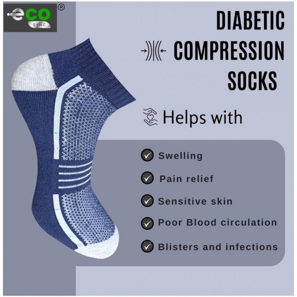 3_Pair Set Unisex Casual Cotton Printed Low Cut Socks (Multicolor)