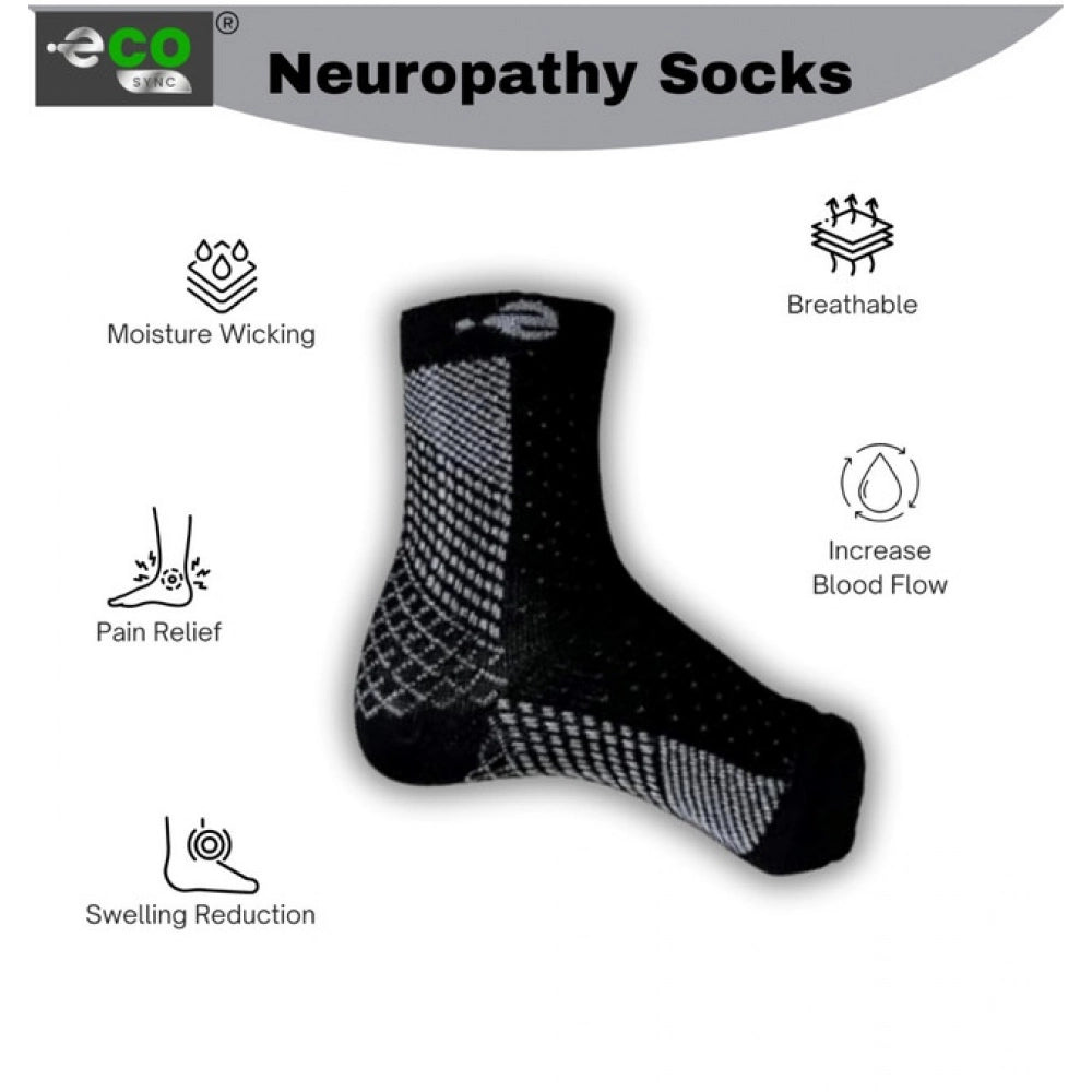 3_Pair Set Unisex Casual Cotton Printed Ankle Length Support Socks (Multicolor)