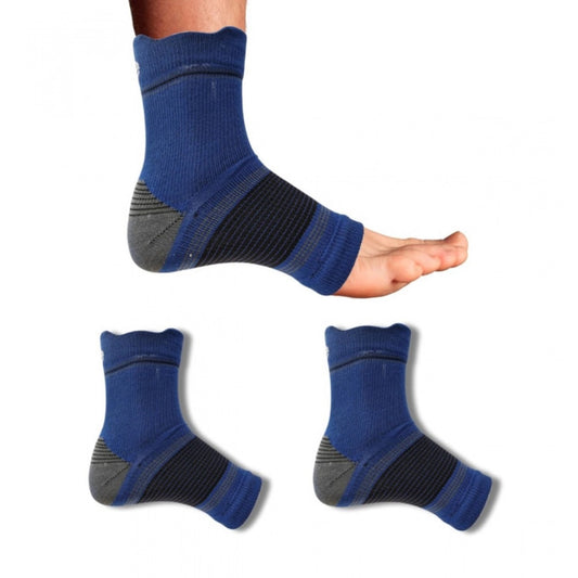 3_Pair Set Unisex Casual Cotton Printed Ankle Length Support Socks (Multicolor)