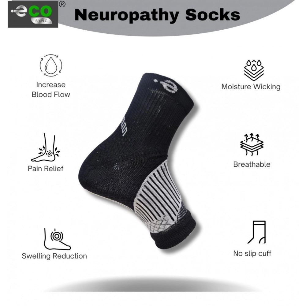 3_Pair Set Unisex Casual Cotton Printed Ankle Length Support Socks (Multicolor)