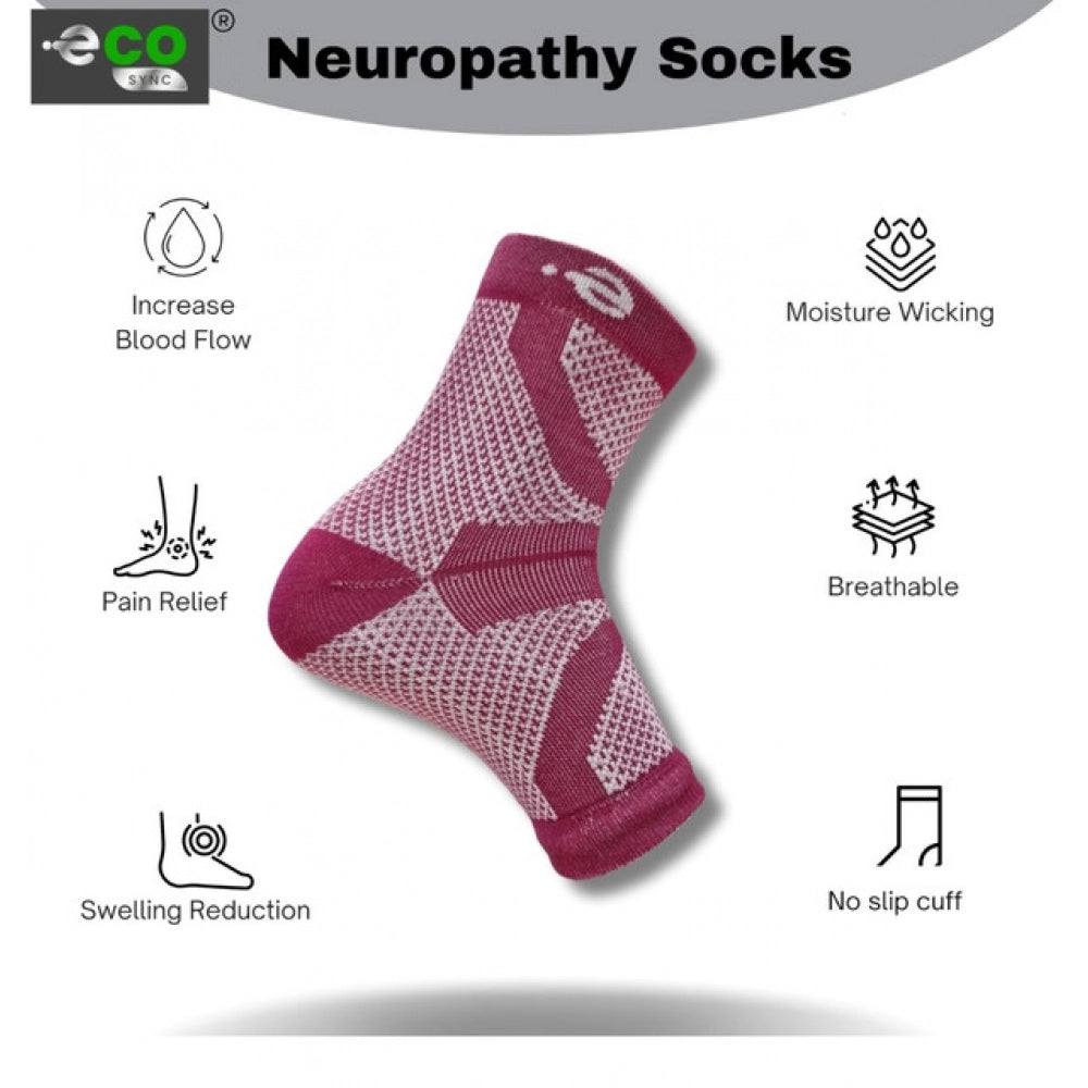 3_Pair Set Unisex Casual Cotton Printed Ankle Length Support Socks (Multicolor)