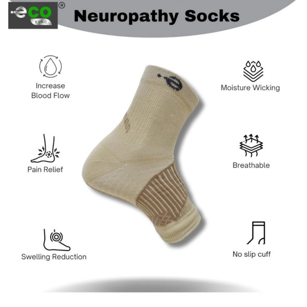 3_Pair Set Unisex Casual Cotton Printed Ankle Length Support Socks (Multicolor)