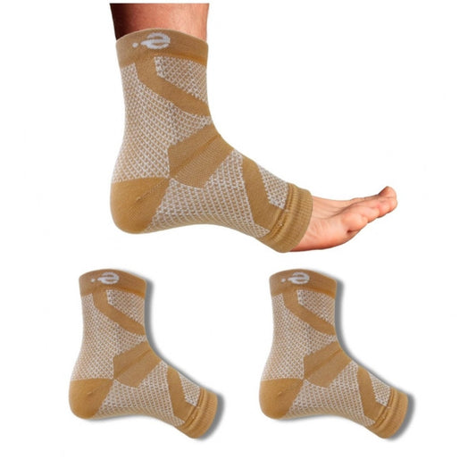 3_Pair Set Unisex Casual Cotton Printed Ankle Length Support Socks (Multicolor)