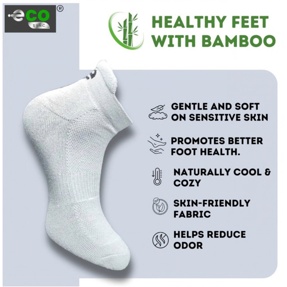 4_Pair Set Unisex Casual Cotton Printed Ankle Length Socks (Multicolor)