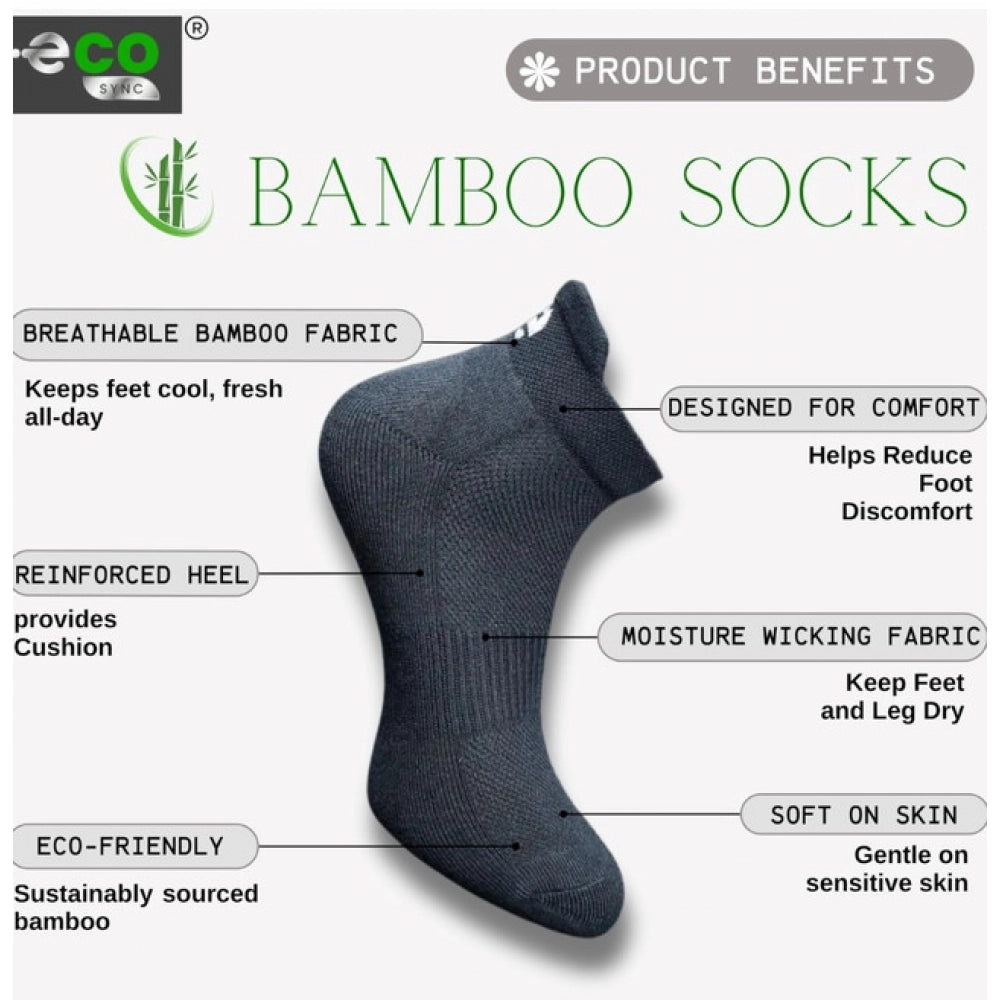 4_Pair Set Unisex Casual Cotton Printed Ankle Length Socks (Multicolor)