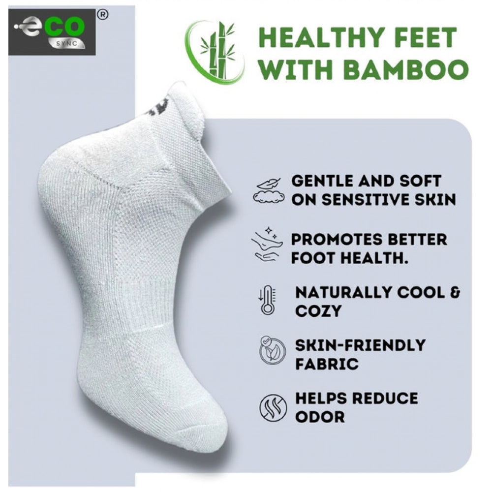 4_Pair Set Unisex Casual Cotton Printed Ankle Length Socks (Multicolor)