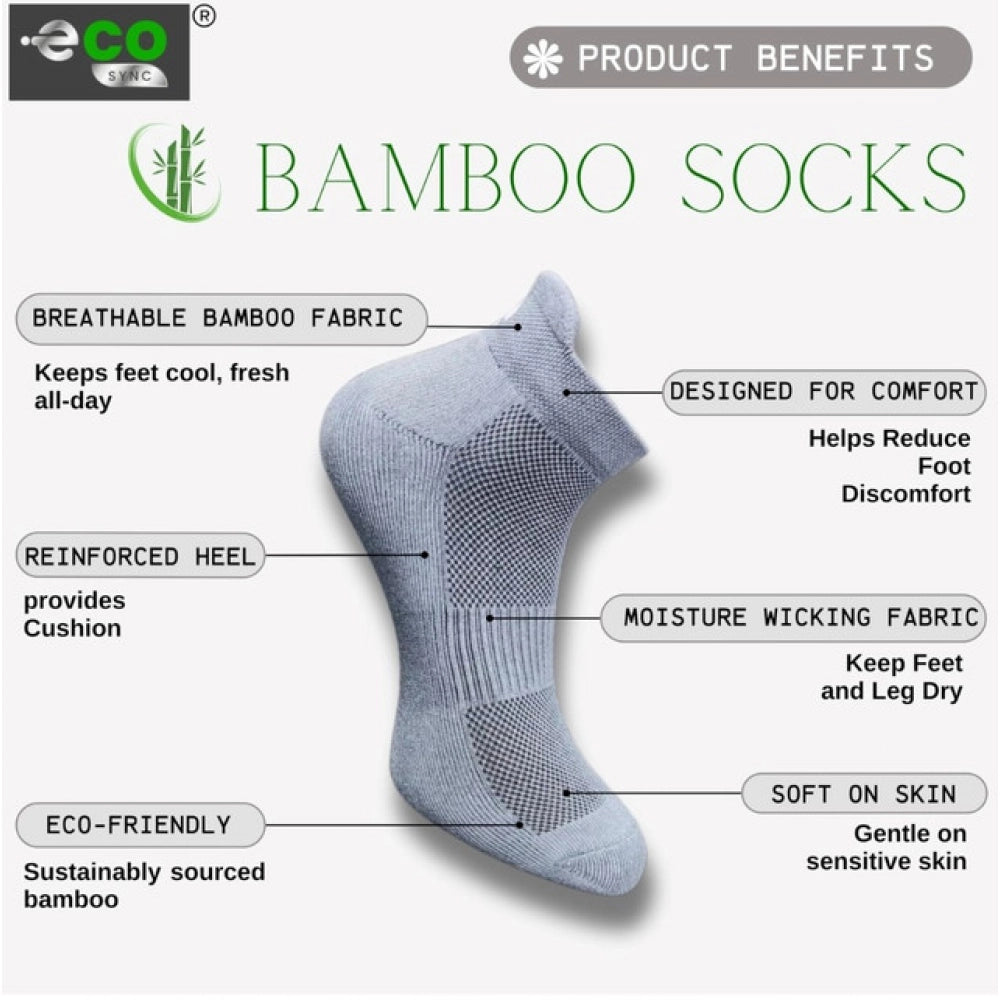 4_Pair Set Unisex Casual Cotton Printed Ankle Length Socks (Multicolor)