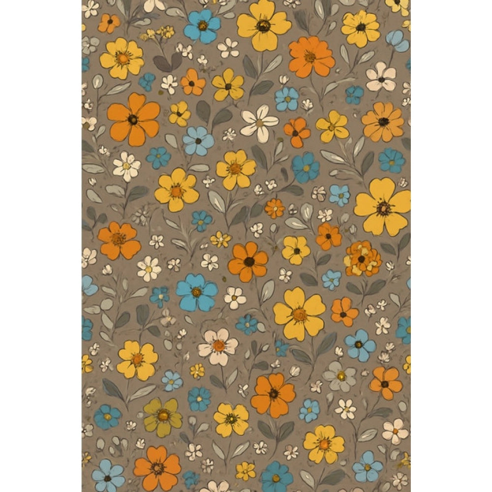 Microfiber Floral Printed Single Bedsheet with 1 Pillow Cover (Multicolor)